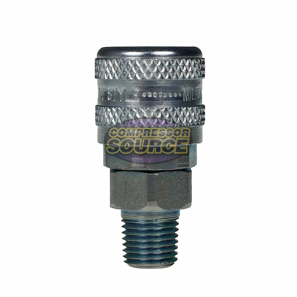 Milton 1/4" FNPT Female Push Type Coupler For A-Body Style Plugs 300 PSI Max 775