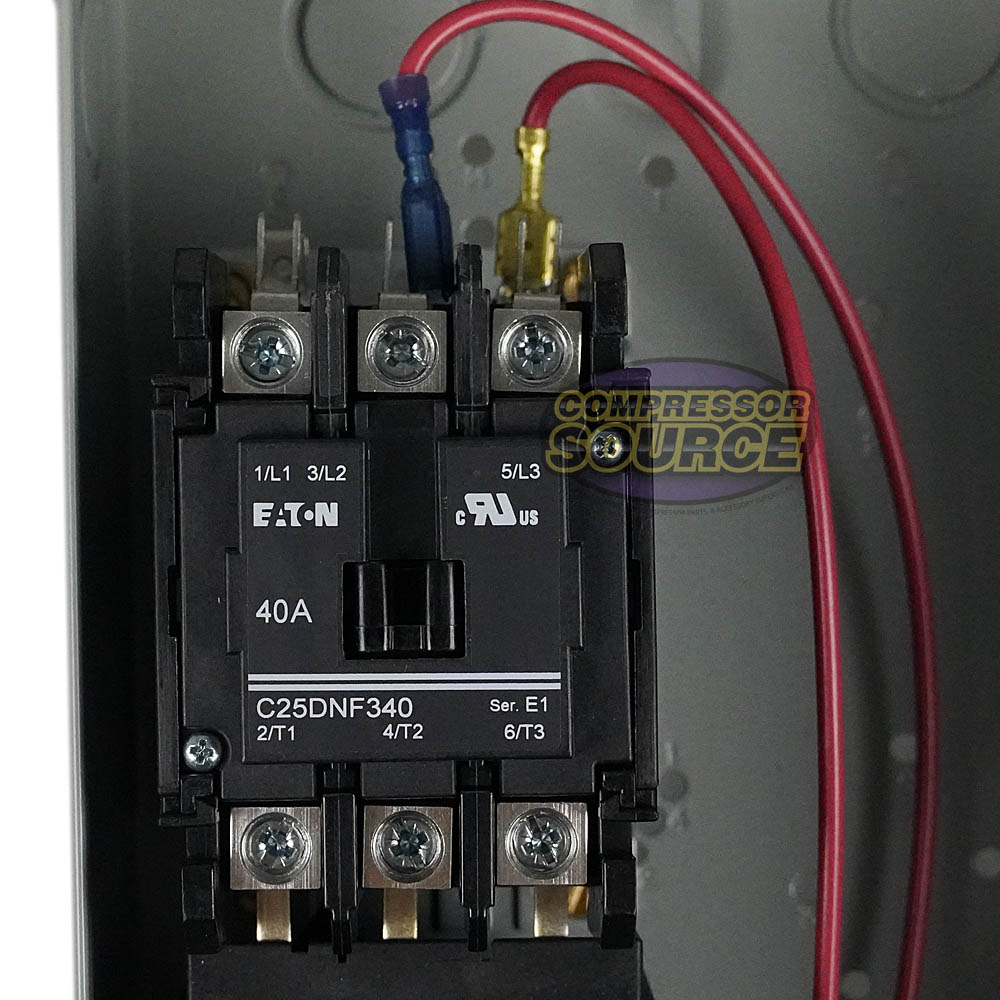 Eaton 20 HP 3 Phase Magnetic Starter 440-480V 24-40 Amps A27CGF40C040