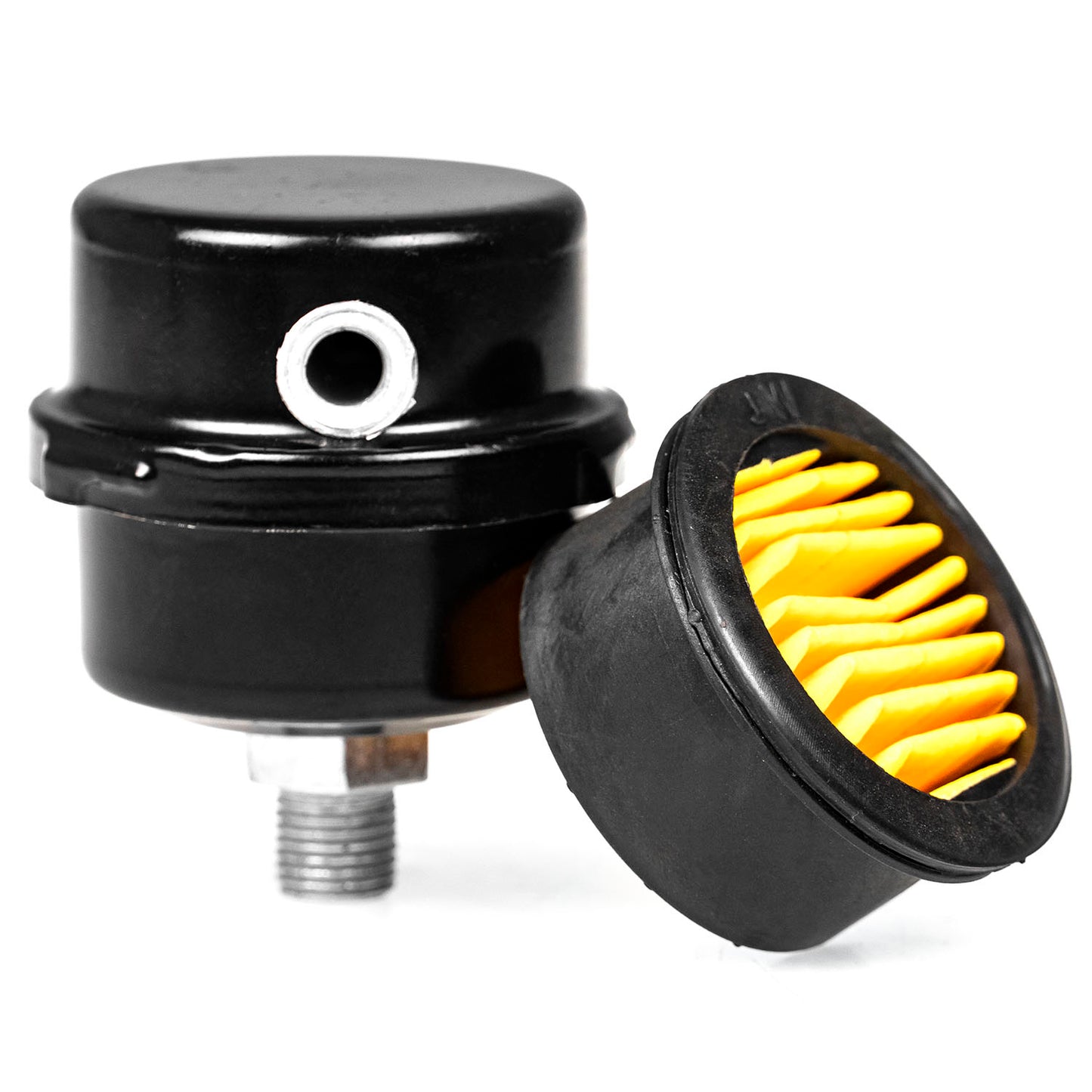 1/4" NPT Air Compressor Intake Filter Silencer Metal Housing and Element