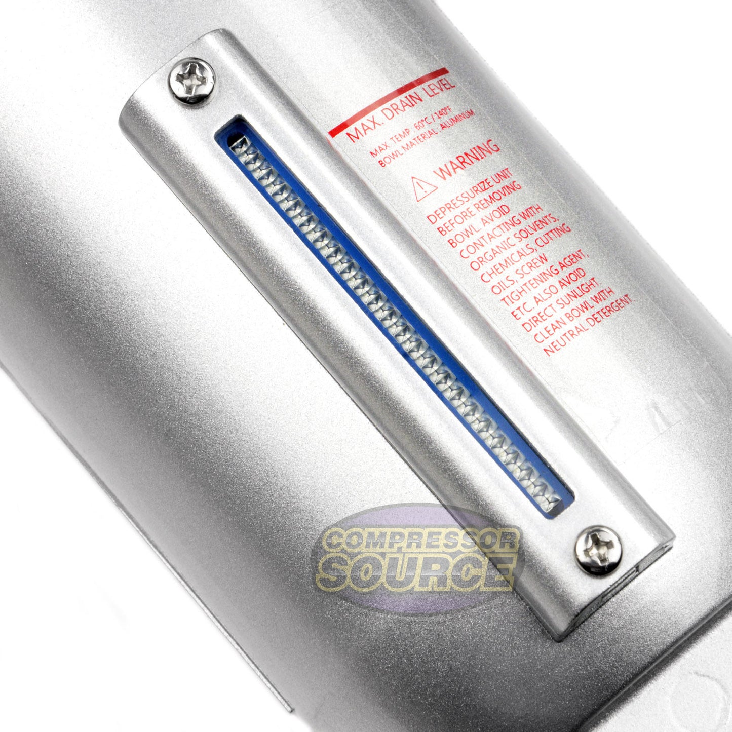 1" Compressor FRL Compressed Air Filter Regulator Oiler Lubricator w/ Auto Drain