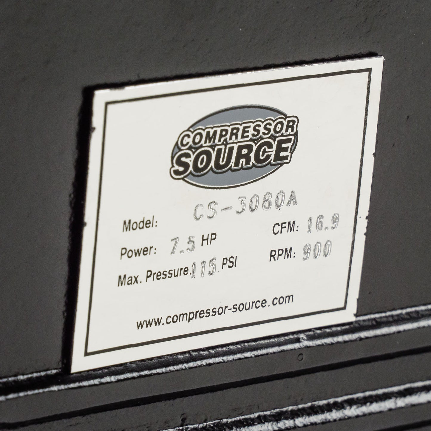 5 - 7.5 HP Single-Stage 3-Cylinder 17 CFM Air Compressor Pump CS3080