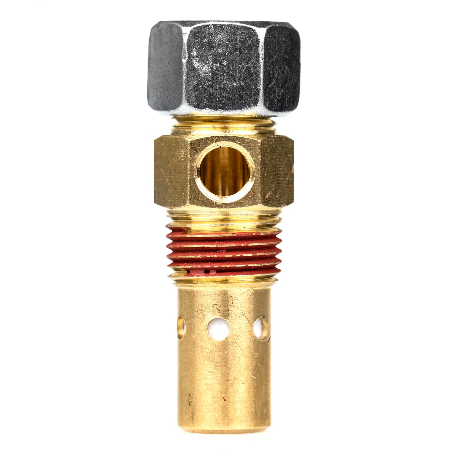 1/2" Flare x 1/2" Male NPT Brass Air Compressor In Tank Check Valve w/ Flare Nut