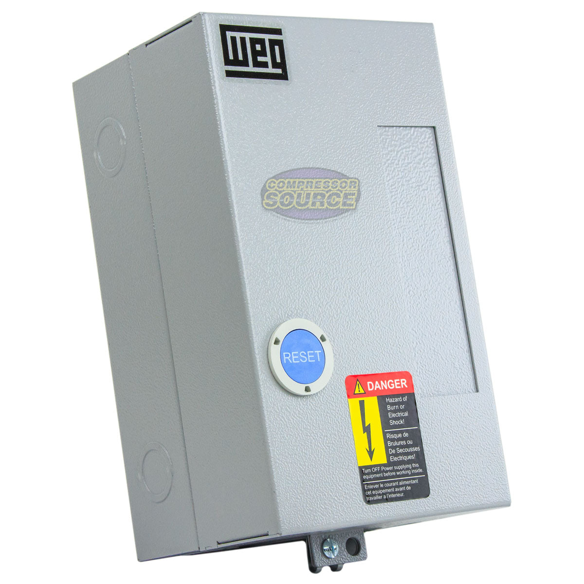 WEG 5 HP Single Phase Magnetic Starter Electric Motor Control NEMA 1 208-240 V