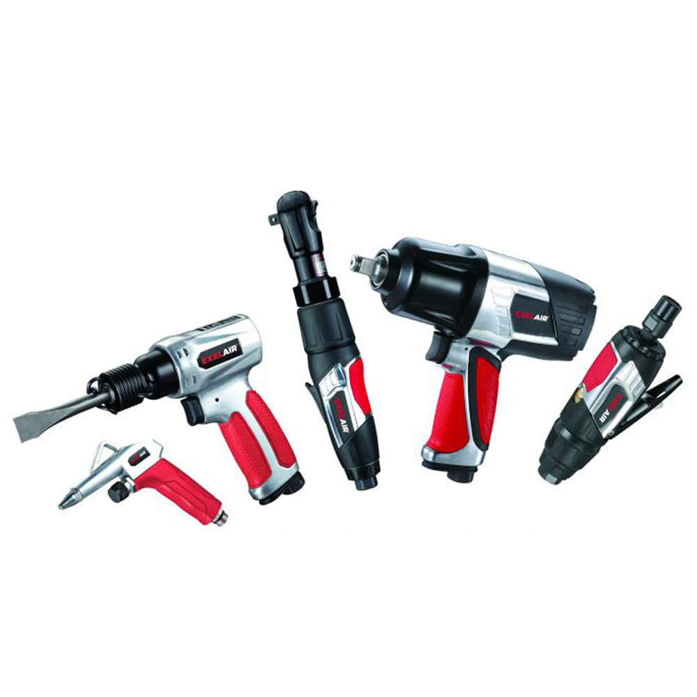 Milton 44 Pc Air Tool Kit Impact Wrench Blow Gun Accessories Exelair EX4405KIT