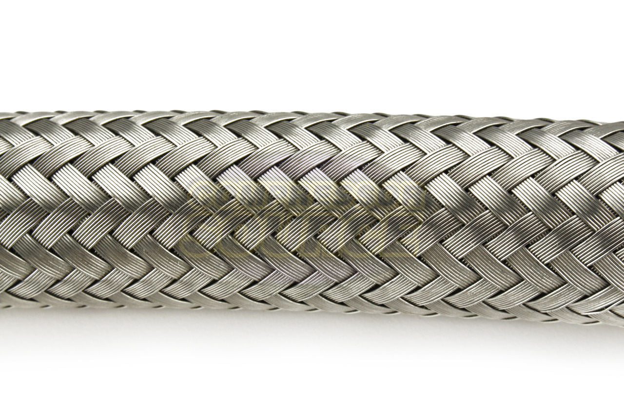 1/2" x 12" Stainless Steel Compressed Air Line Metal Flex Hose Tubing