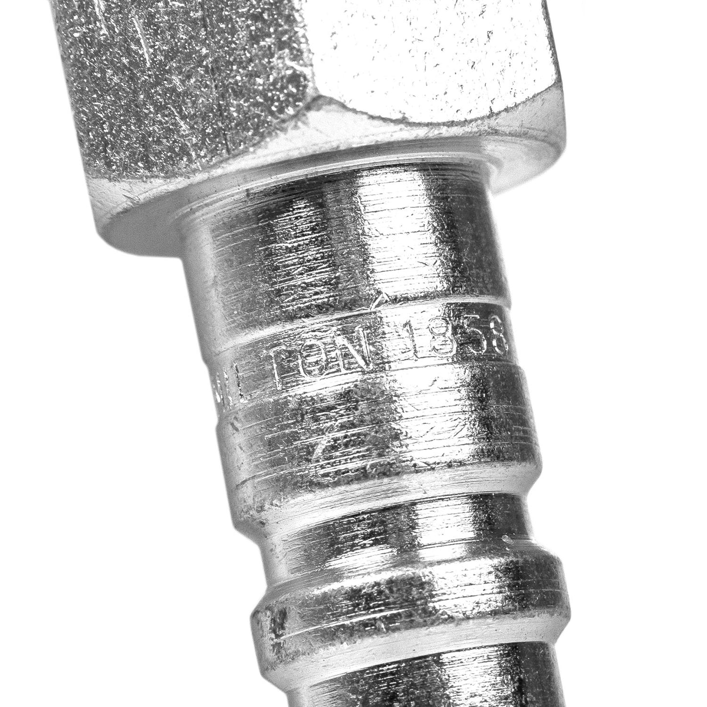 Milton 1858 G Style Plug 1/2" Female NPT 1/2" Body Steel Quick Release Plug