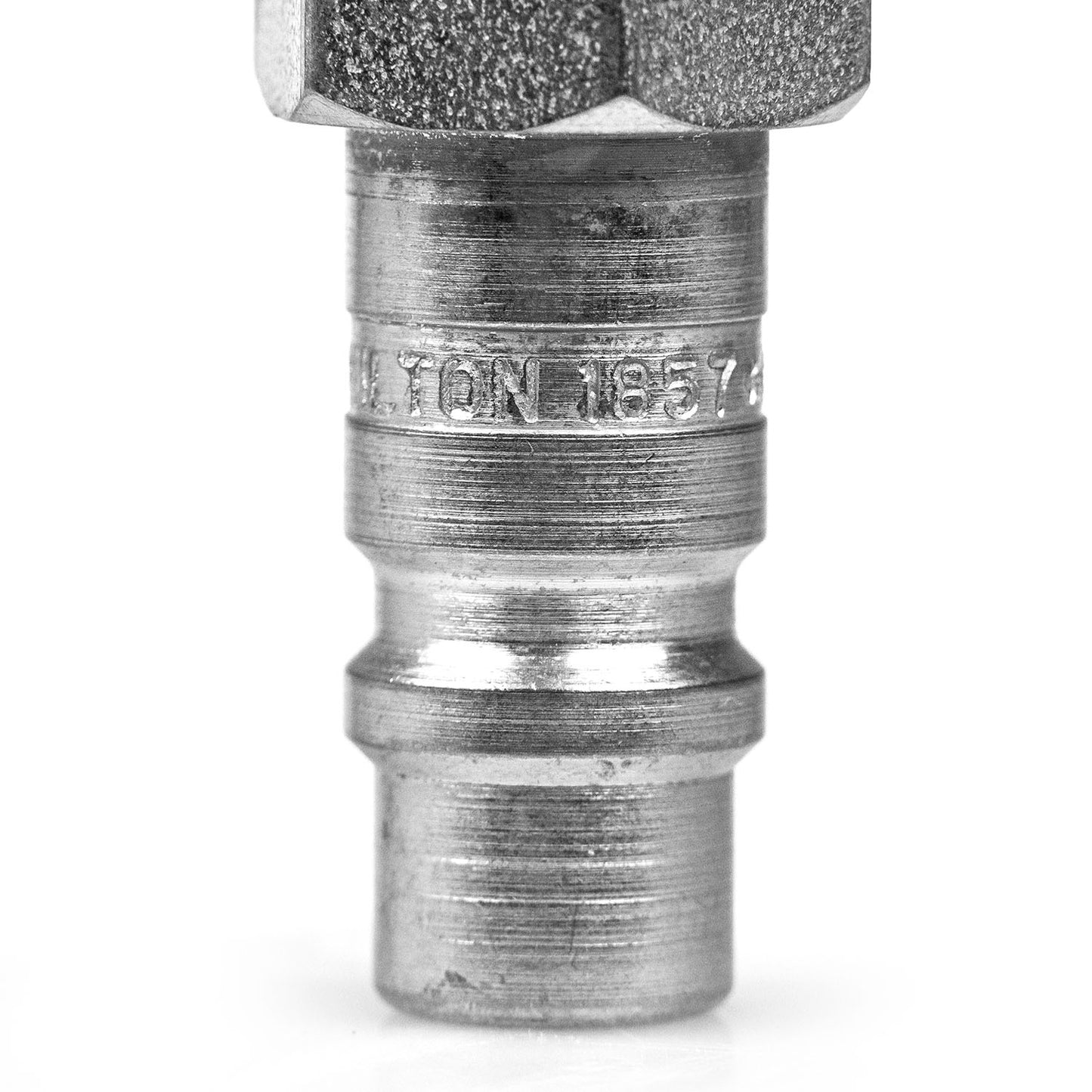 Milton 1857 G Style Plug 1/2" Male NPT 1/2" Body Steel Quick Release Plug