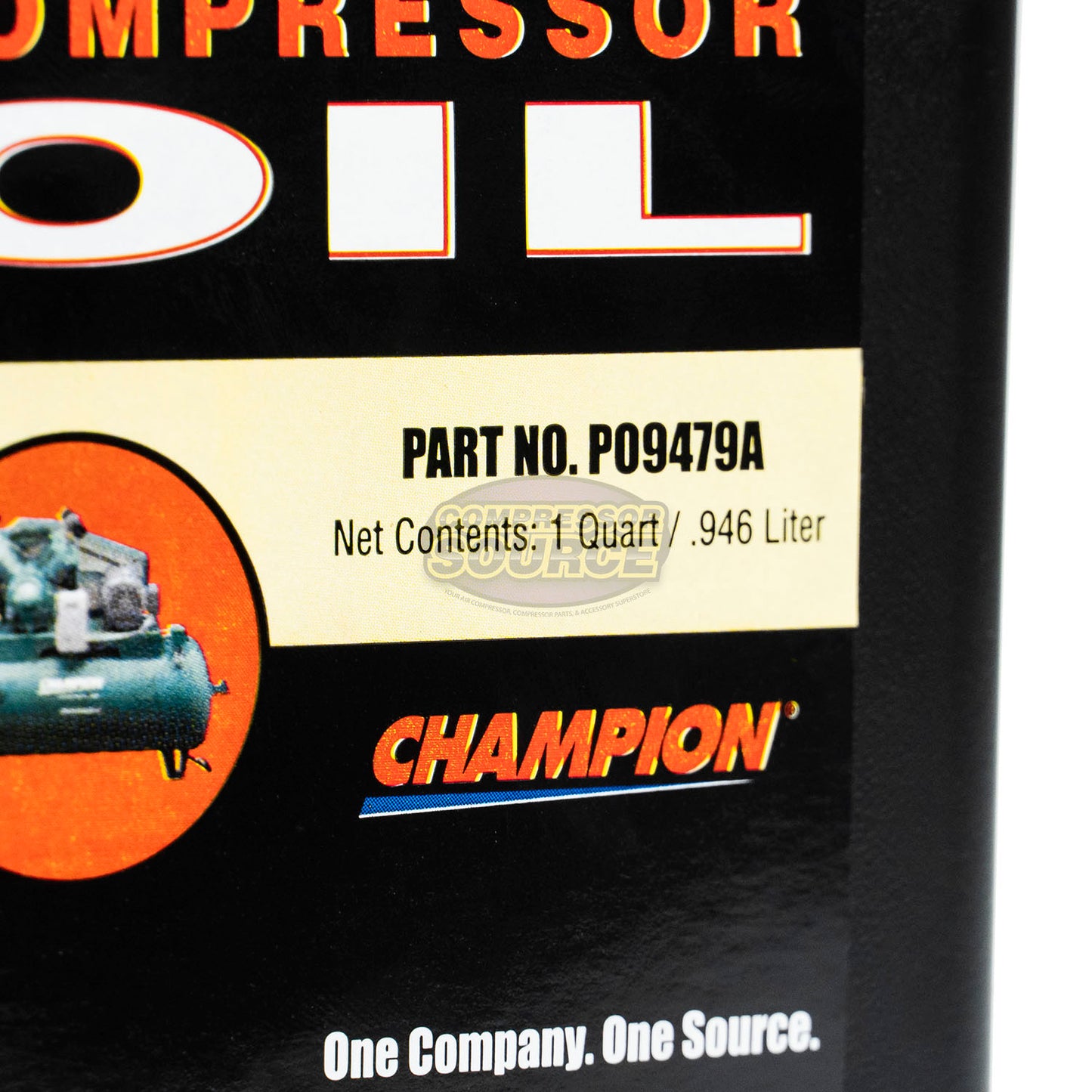 Champion Champlub P09479A Reciprocating Air Compressor Oil 1 Quart Long Lasting