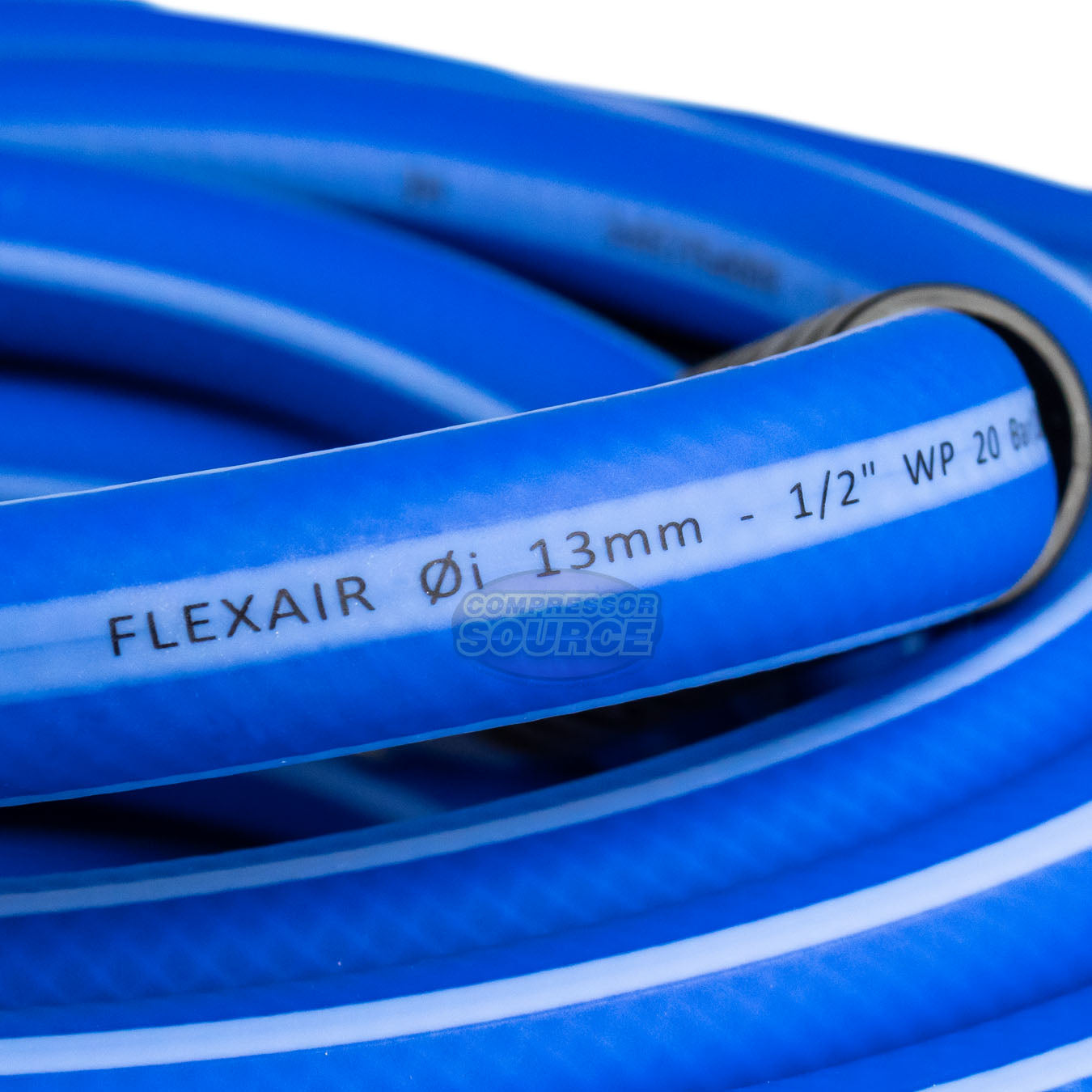Prevost Flexair 1/2" x 50' Air Hose Extension w/ Prevo S1 Industrial Coupler