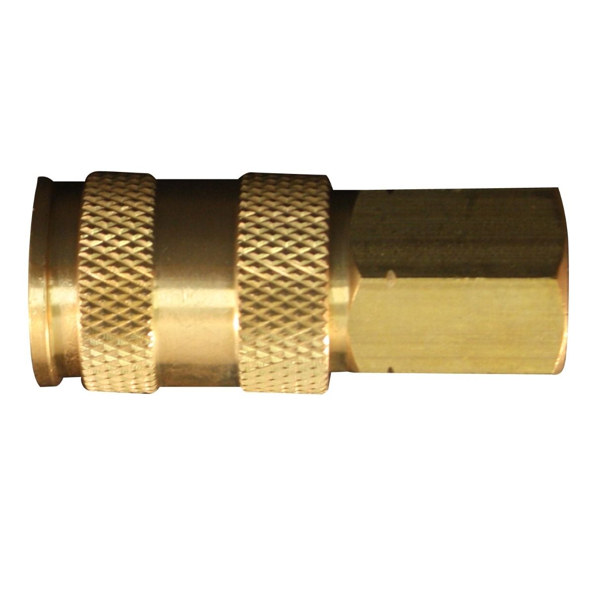 Milton V Style Coupler 1/4" Female NPT Brass Body High Flow Pro European S-764