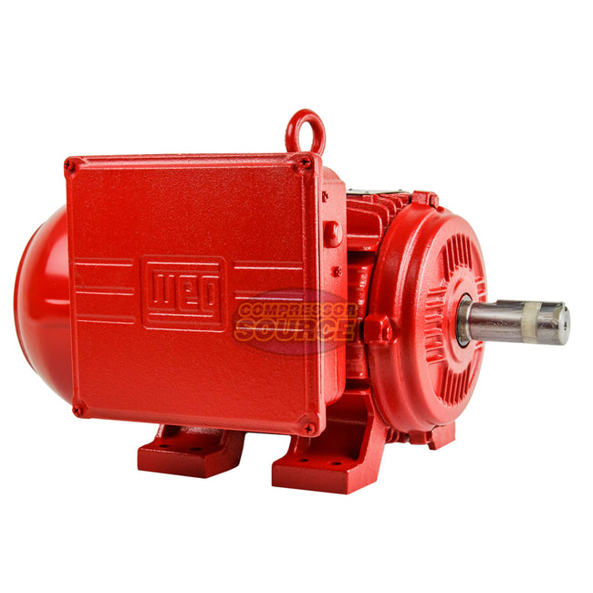 3 HP Single Phase Farm Duty Electric Motor 1740 RPM W182/4T Frame 230V TEFC WEG 00318ES1DFD184T