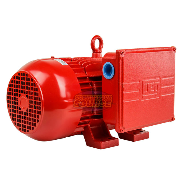 3 HP Single Phase Farm Duty Electric Motor 1740 RPM W182/4T Frame 230V TEFC WEG 00318ES1DFD184T