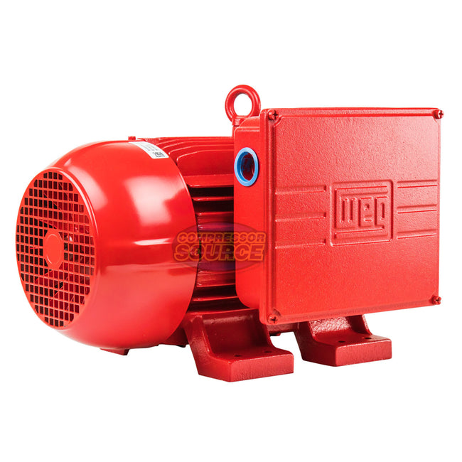 5 HP Single Phase Farm Duty Electric Motor 1730 RPM W213/5T Frame 115/230V TEFC WEG 00518ES1DFD215Z