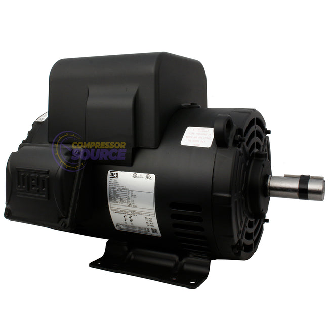 5 HP Single Phase Electric Motor 3450 RPM 182/4T Frame 208-230V ODP WEG 00518OS1C184T-S