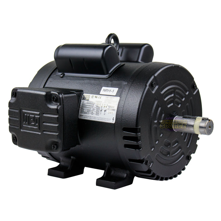 NEW - Single Phase 5 HP Electric Motors – Compressor Source