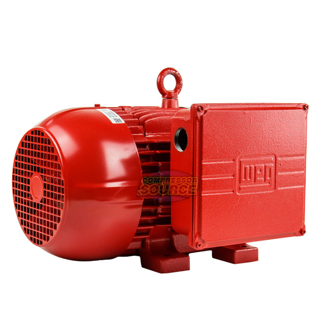 5 HP Single Phase Farm Duty Electric Motor 1730 RPM 184T Frame 230V TEFC WEG