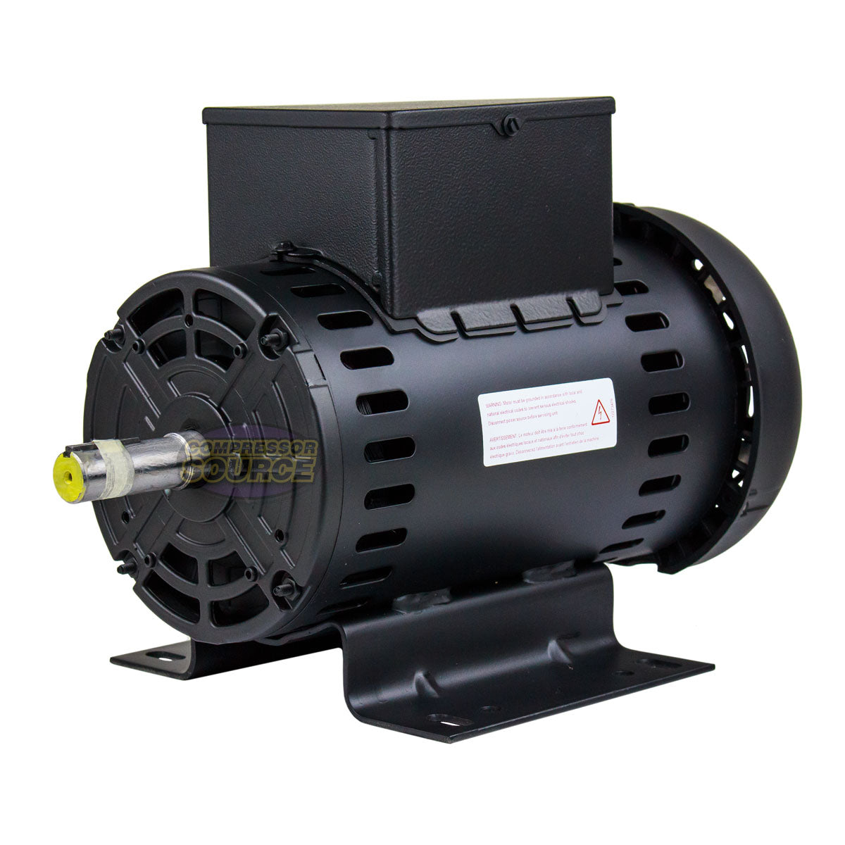 5 HP Air Compressor Duty Electric Motor W182/4Y Frame 3465 RPM Single Phase WEG