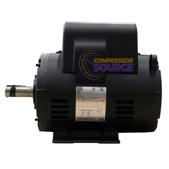 WEG 5 HP 1 Phase Electric Motor 3500 RPM 184T Frame 230V ODP 00536OS1D184T