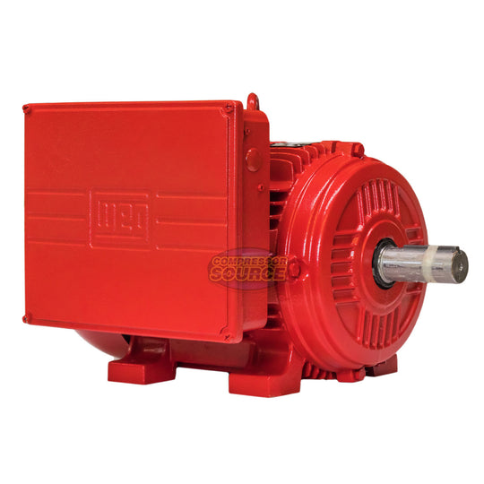 7.5 HP Single Phase Farm Duty Electric Motor 1730 RPM 215T Frame 230V TEFC WEG 00718ES1DFD215T