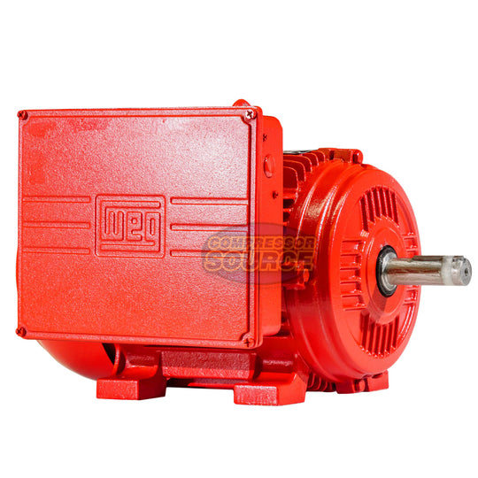 7.5 HP Single Phase Farm Duty Electric Motor 1730 RPM 215TZ Frame 230V TEFC WEG