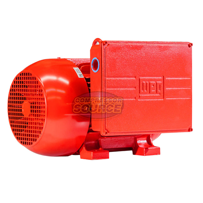 7.5 HP Single Phase Farm Duty Electric Motor 1730 RPM 215TZ Frame 230V TEFC WEG