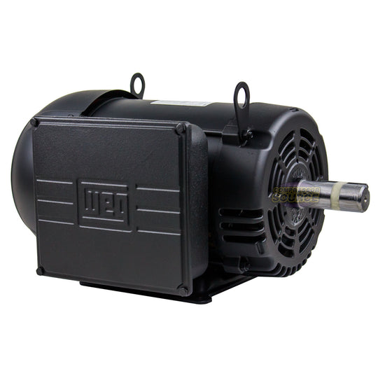 7.5 HP Single Phase Electric Motor 1760 RPM 213/5T Frame 208-230V ODP WEG 00718OS1CCD215T