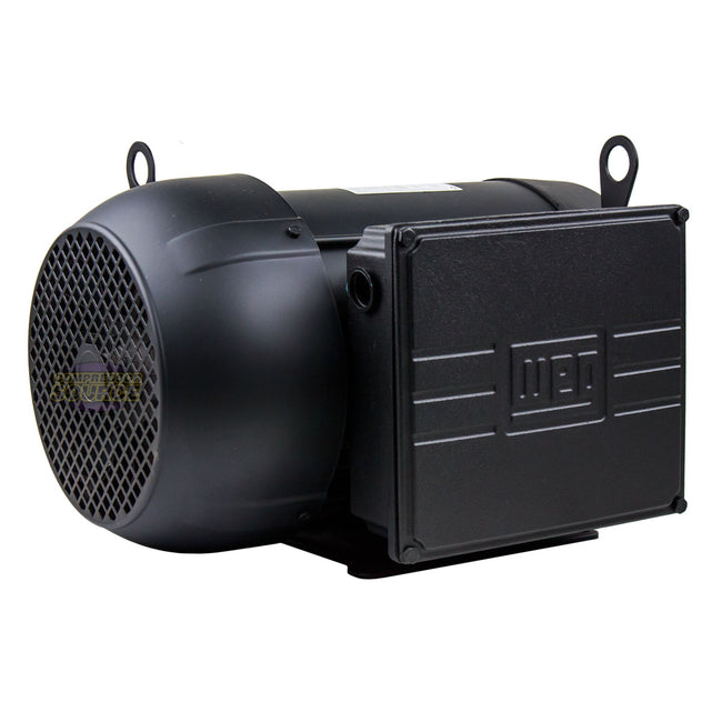 7.5 HP Single Phase Electric Motor 1760 RPM 213/5T Frame 208-230V ODP WEG 00718OS1CCD215T