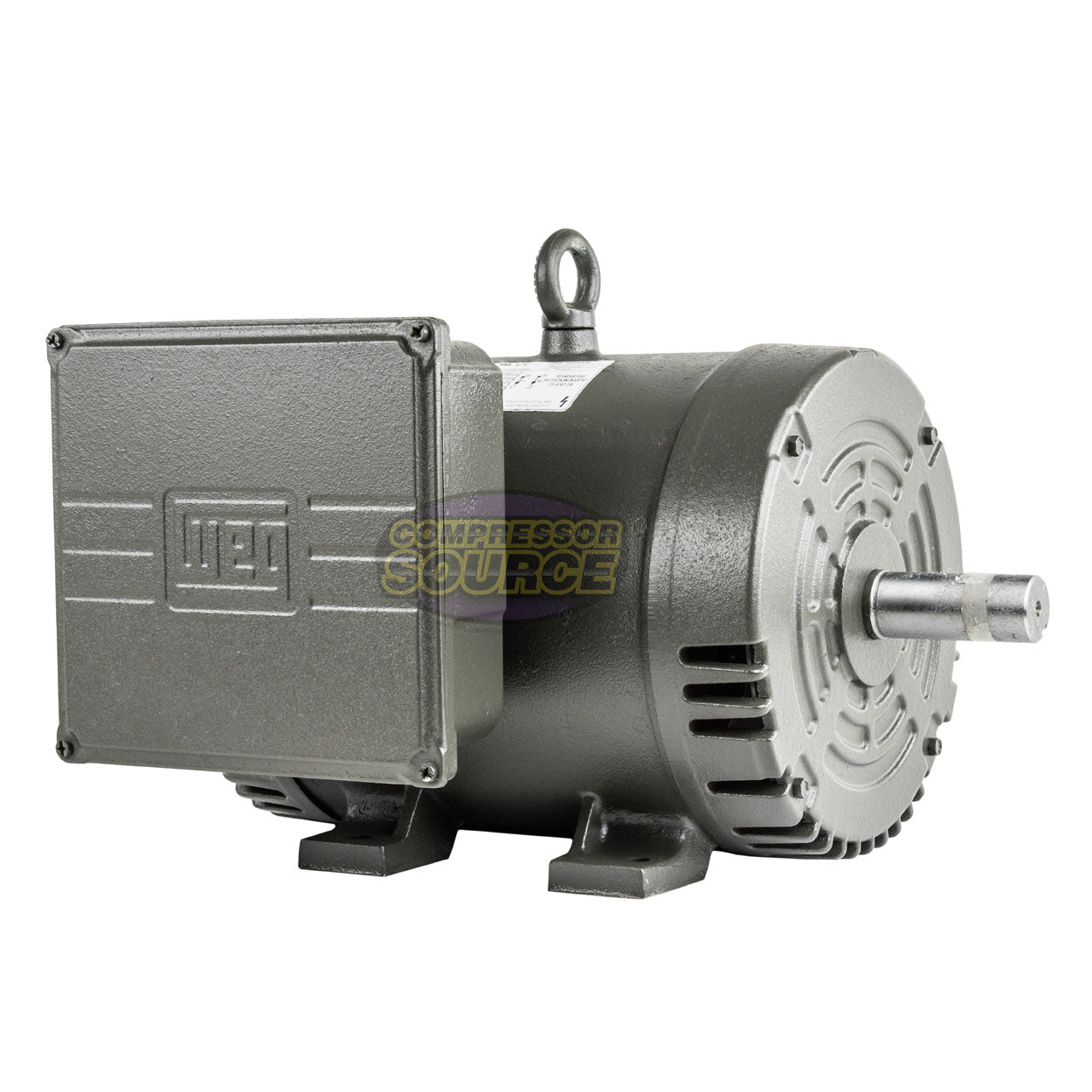 7.5 HP Single Phase Electric Motor 184T Frame ODP 3510 RPM 208-230 Volts WEG