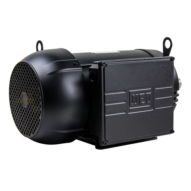 10 HP Single Phase Electric Motor 1720 RPM 215T Frame 208-230V ODP WEG