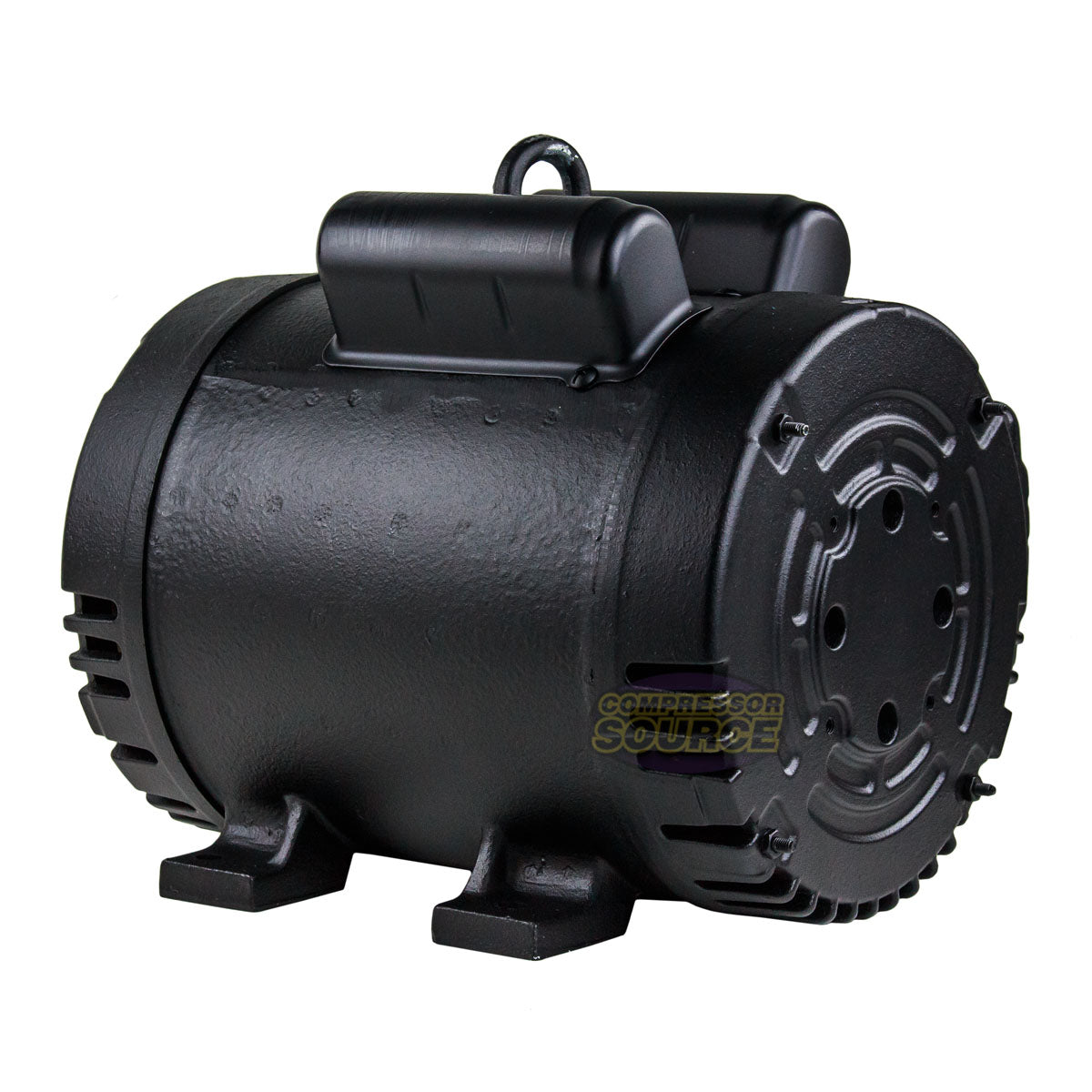 5 HP Air Compressor Duty Electric Motor 184T Frame 1750 RPM Single Phase WEG New