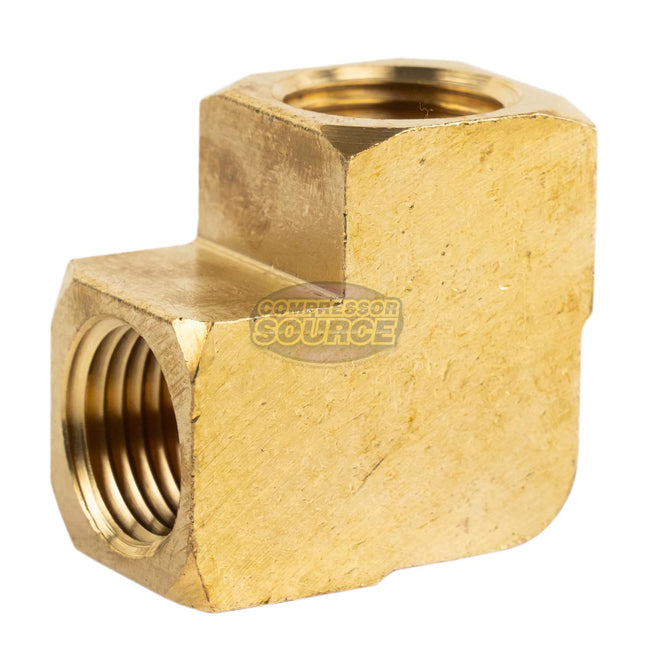 90 Degree Elbow 1/2" Female NPT x 1/2" Female NPT Brass Pipe Connector 100SF