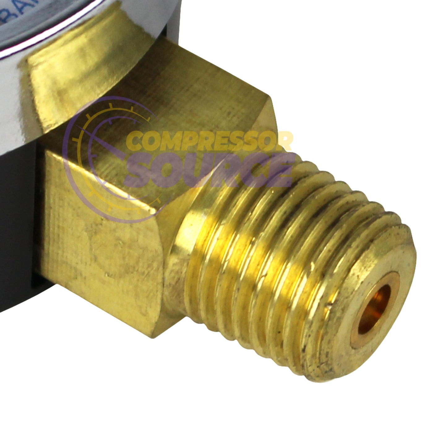 2" Face 1/4" NPT 0 - 100 PSI Pressure Gauge Lower Side Mount