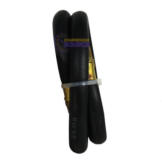 Goodyear 3' x 1/2" Rubber Air Hose Whip 250 PSI USA Made 1/2" NPT 10314
