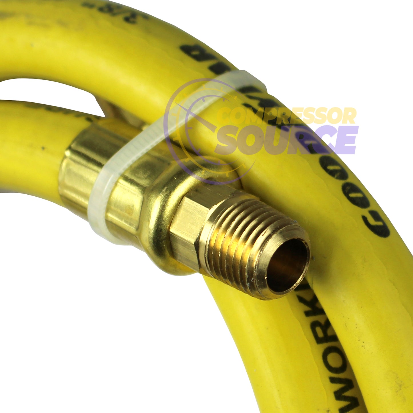 Goodyear Rubber Hose Whip 3' ft. x 3/8" in. 250 PSI Air Compressor Lead 10323