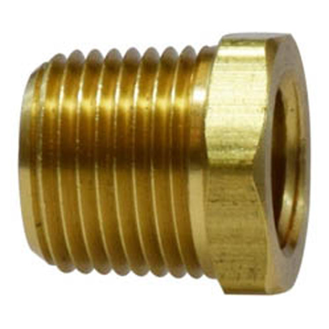 3/4" x 1/2" Male NPT x Female NPT Hex Bushing Reducer Brass Pipe Fitting 5-Pack