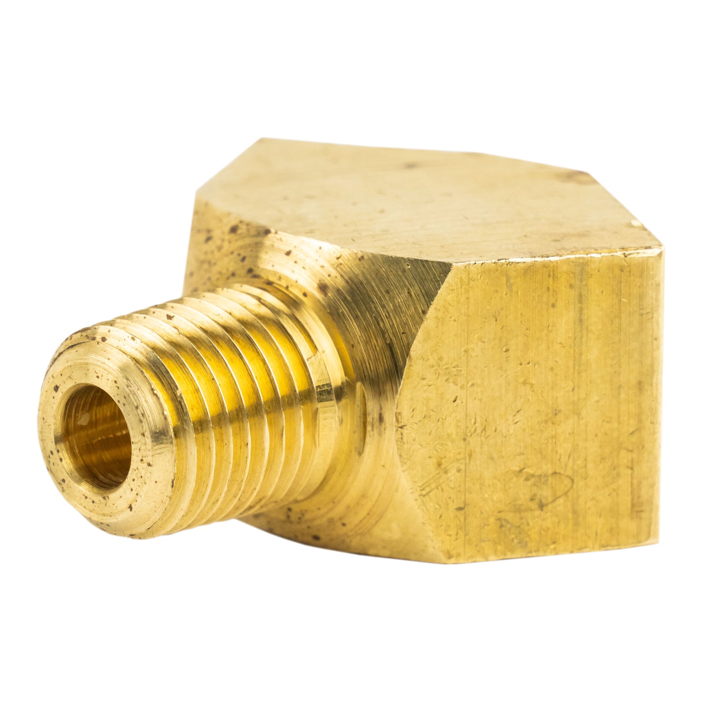 Brass Y Splitter 1/4" MNPT x 1/4" FNPT Fitting Gas .25" x .25" WYE Fitting