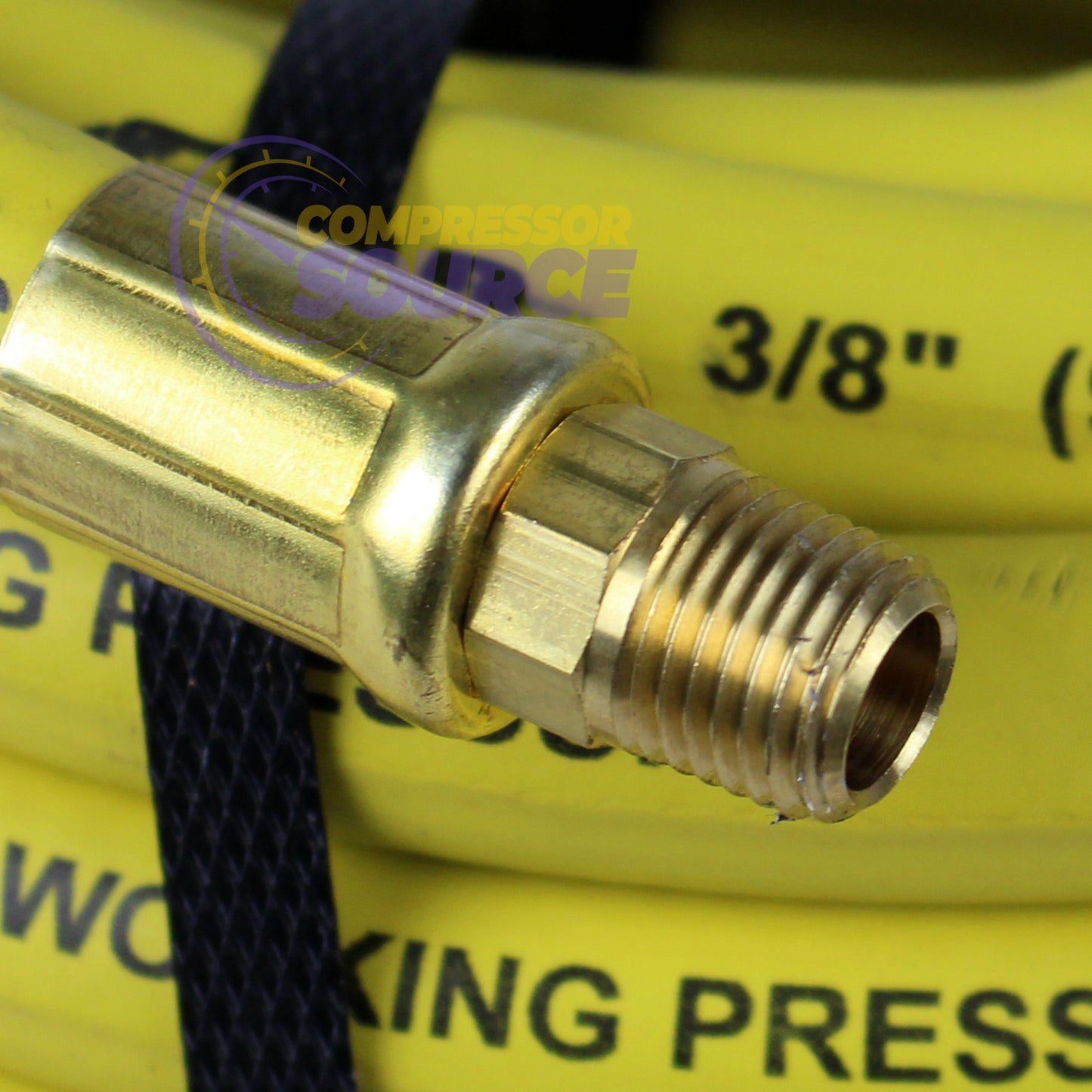 Goodyear Rubber Air Hose 25' ft. x 3/8" in. 250 PSI Air Compressor Hose 12182