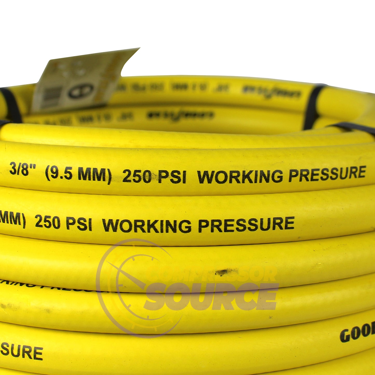 Goodyear Rubber Air Hose 50' ft. x 3/8" in. 250 PSI Air Compressor Hose 12672
