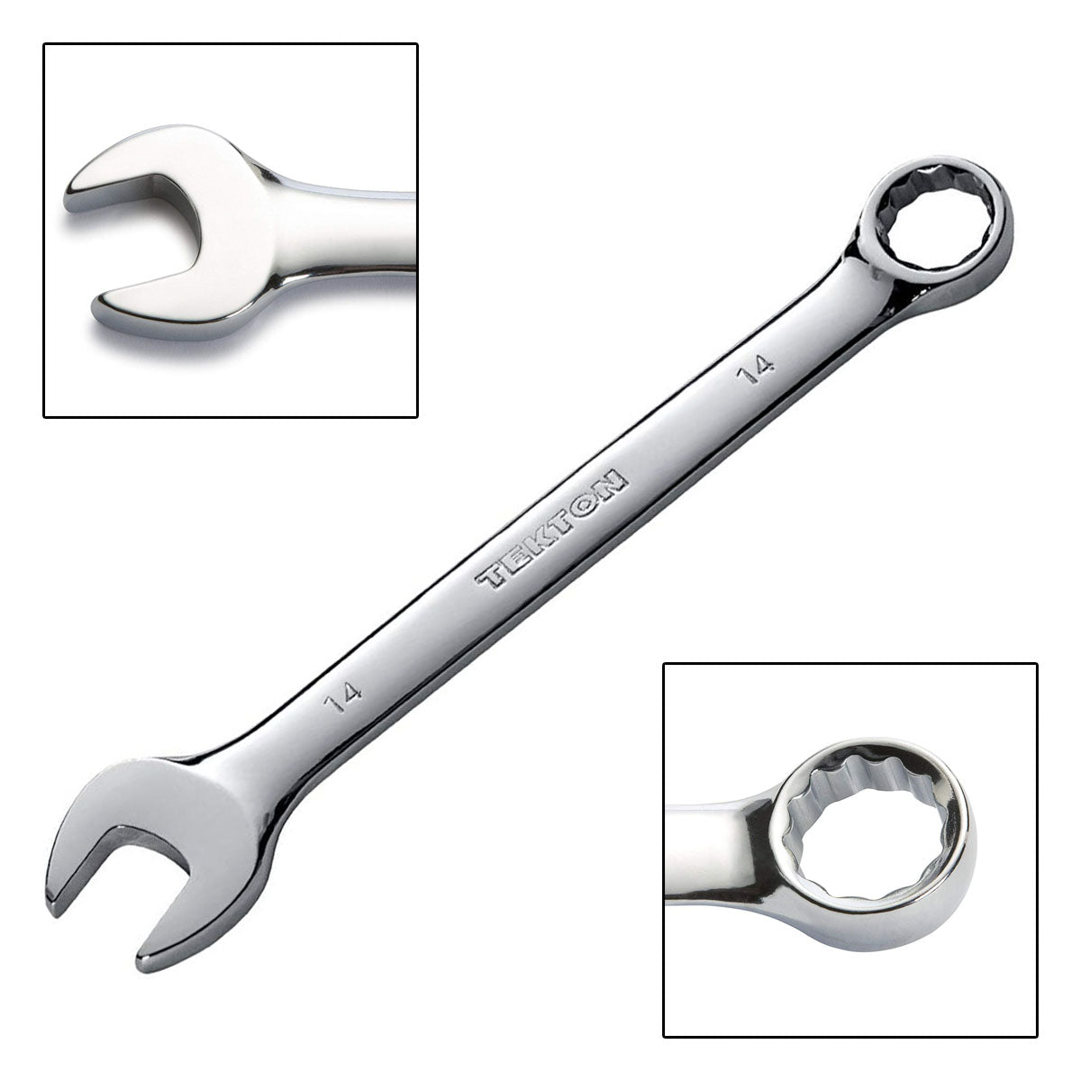 14mm Combination Wrench Metric Tekton 21311 12 Point Box End Carbon Steel