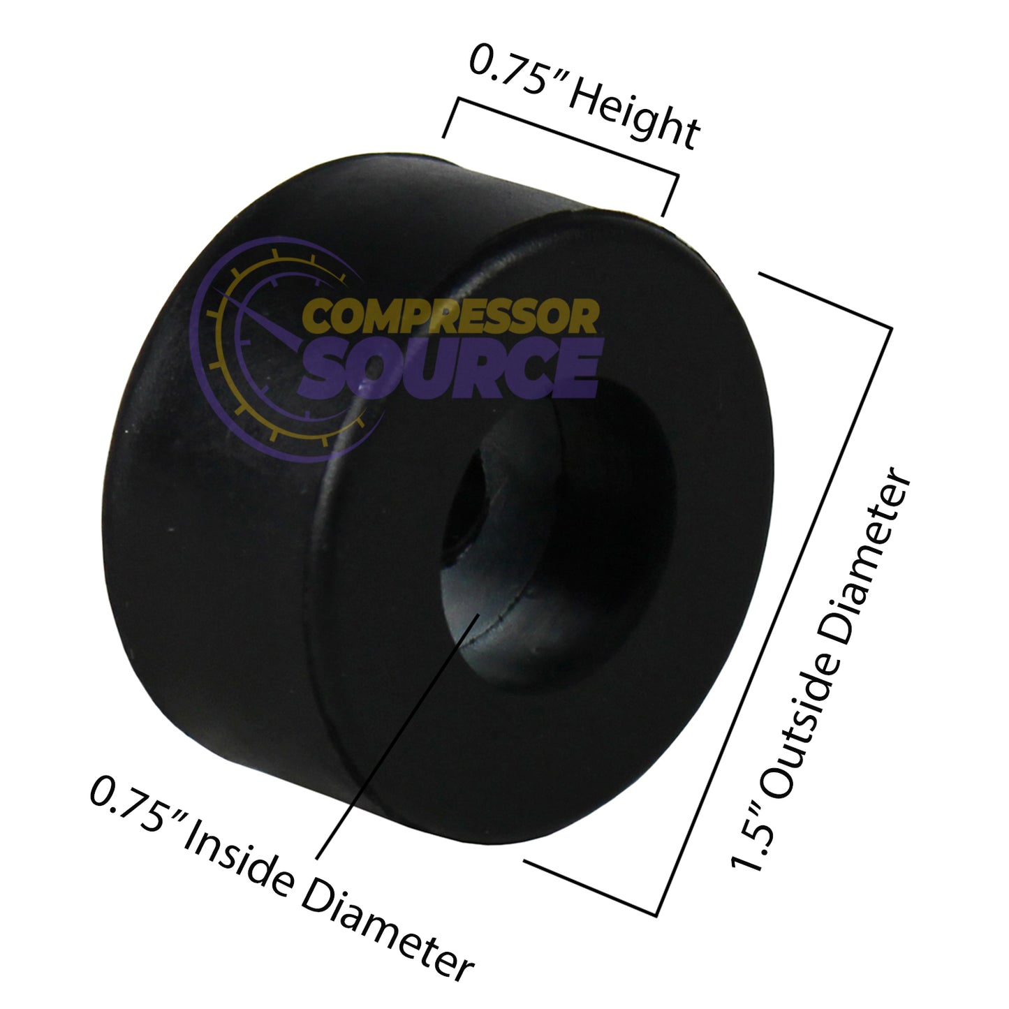 4 Pack of Rolair Air Compressor Rubber Feet OEM Replacement No. 219