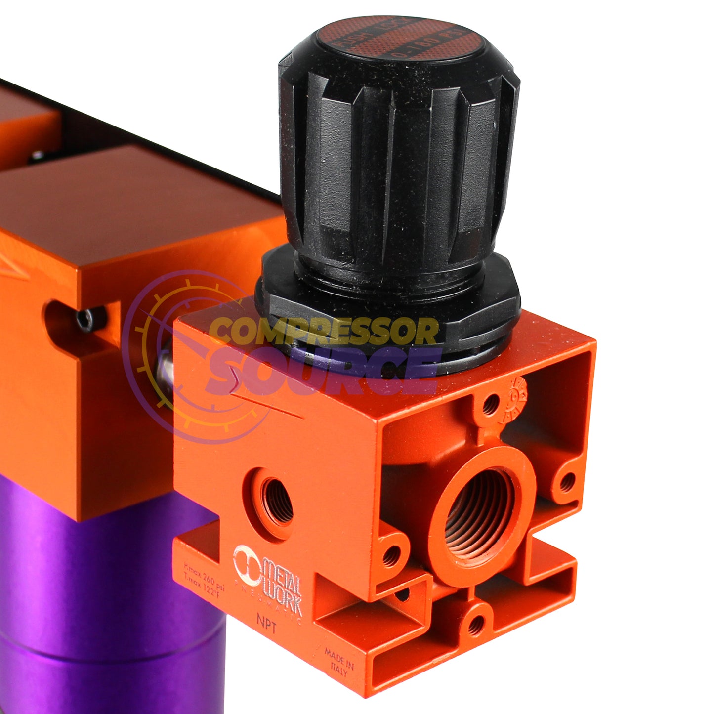 Tsunami 1/2" Water Separator Oil Filter and Regulator Combo Package #6 21999-0257