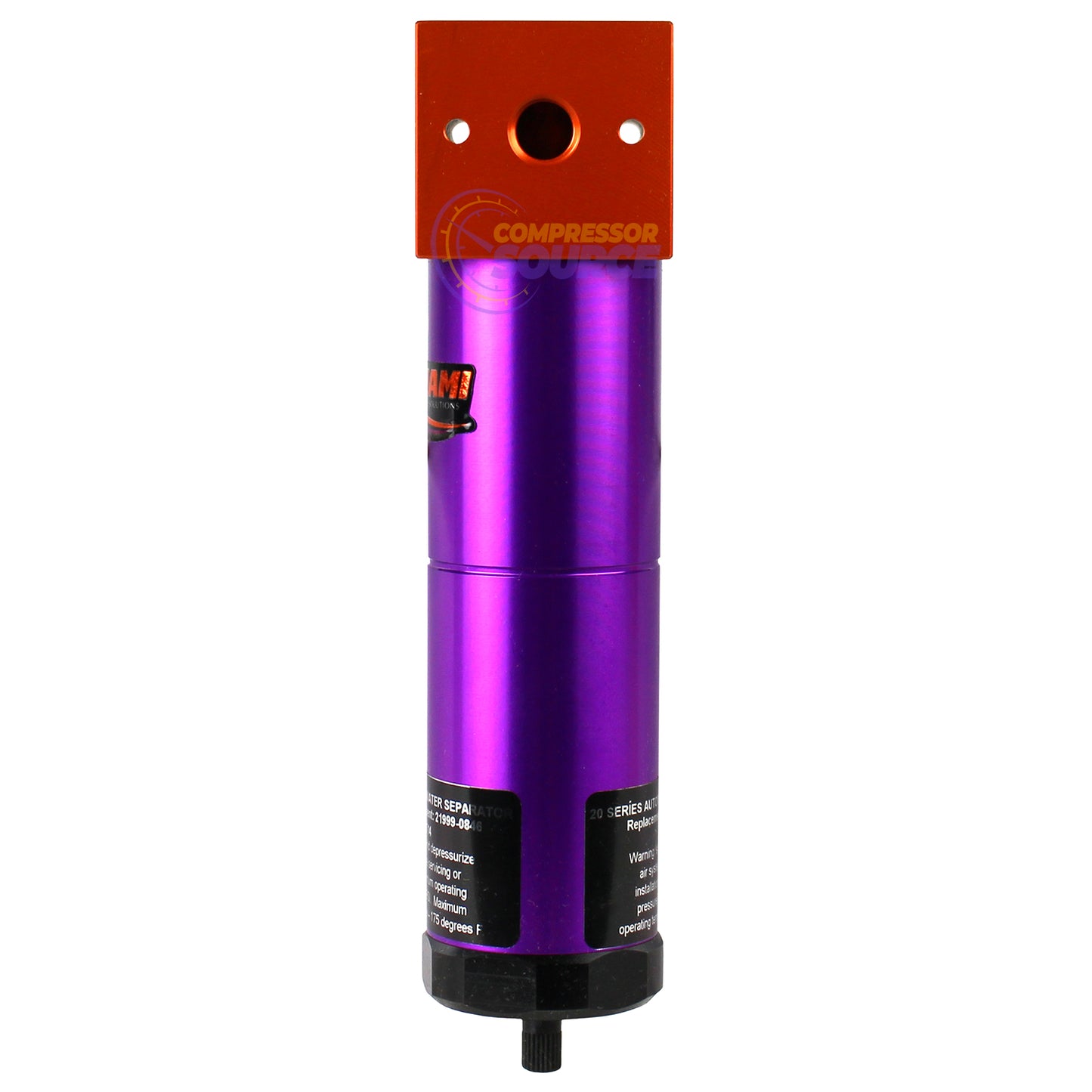 Tsunami 1/4" Air Moisture Water Separator w/ Float Drain 20 Series 21999-0390