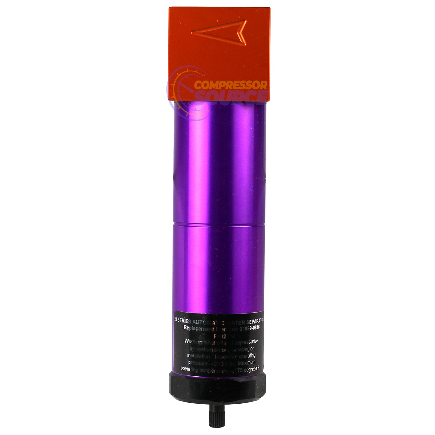 Tsunami 1/4" Air Moisture Water Separator w/ Float Drain 20 Series 21999-0390