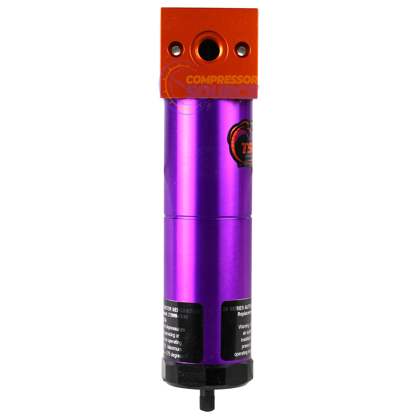 Tsunami 1/4" Air Moisture Water Separator w/ Float Drain 20 Series 21999-0390