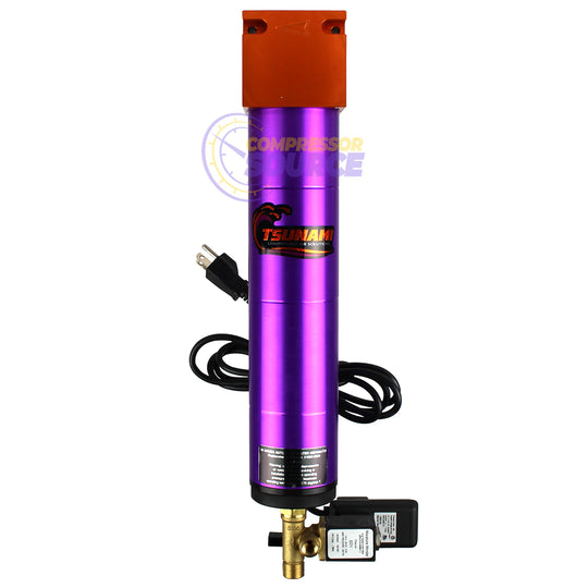 Tsunami 3/4" NPT 250 PSI Filtration Water Separator w/ Electronic Drain 120 CFM