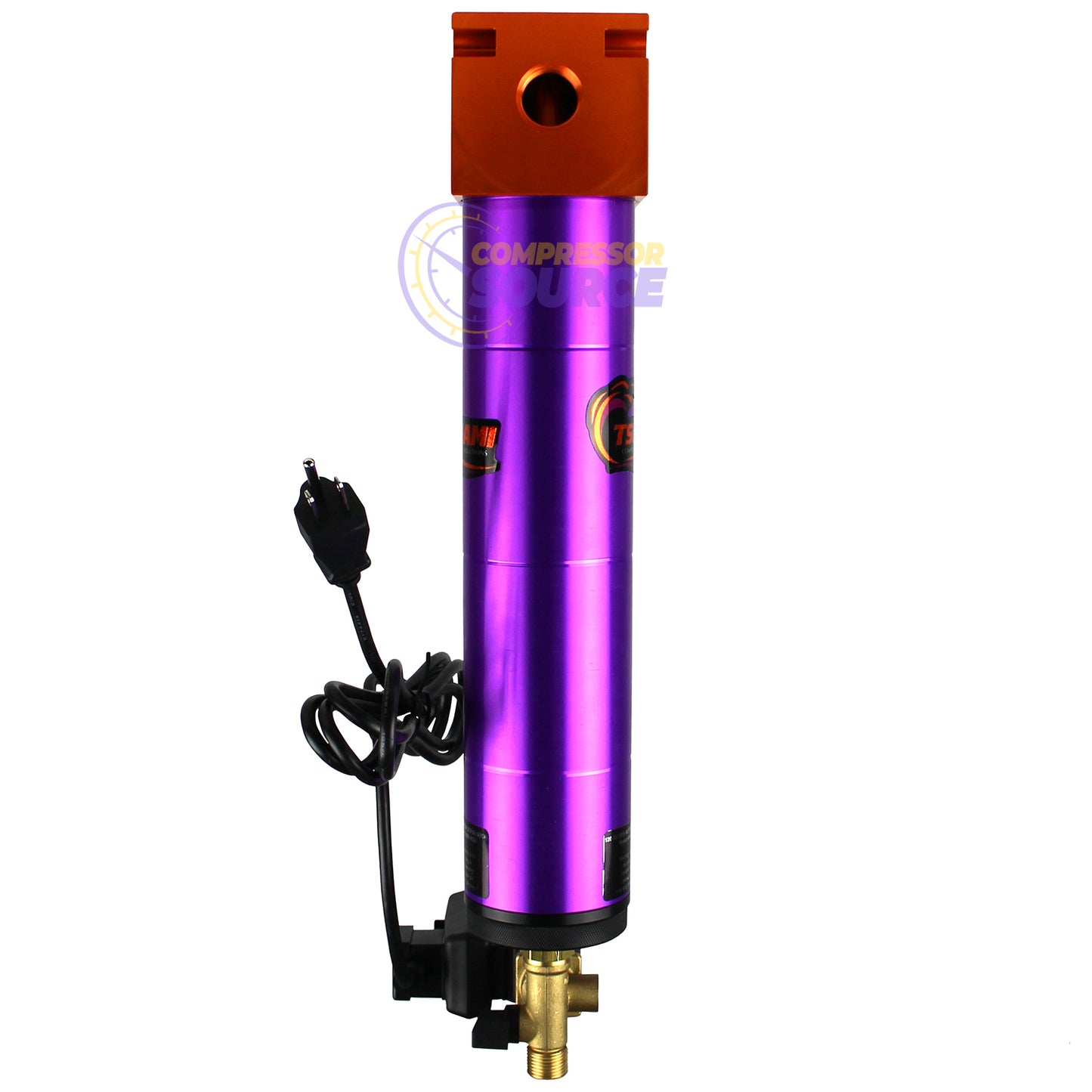 Tsunami 3/4" NPT 250 PSI Filtration Water Separator w/ Electronic Drain 120 CFM