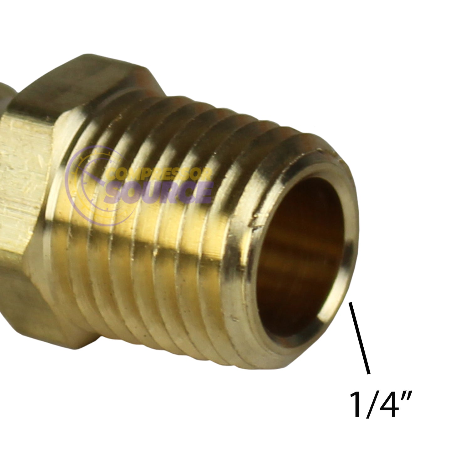 3/8" x 1/4" MNPT Pipe Thread Brass Air Hose Barb Fitting For 3/8" Hose 5 Pack 220EE