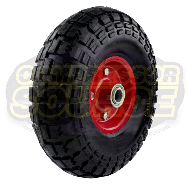 2402038 Puma Air Compressor Replacement Wheel & Tire Assembly Solid Rubber