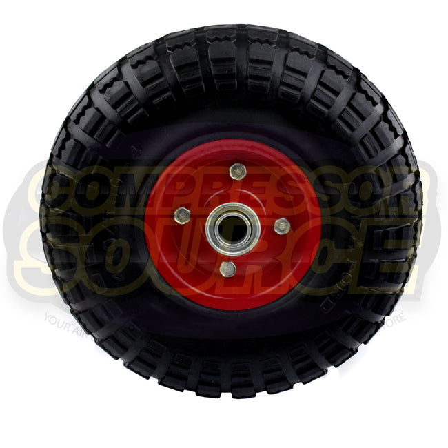 2402038 Puma Air Compressor Replacement Wheel & Tire Assembly Solid Rubber