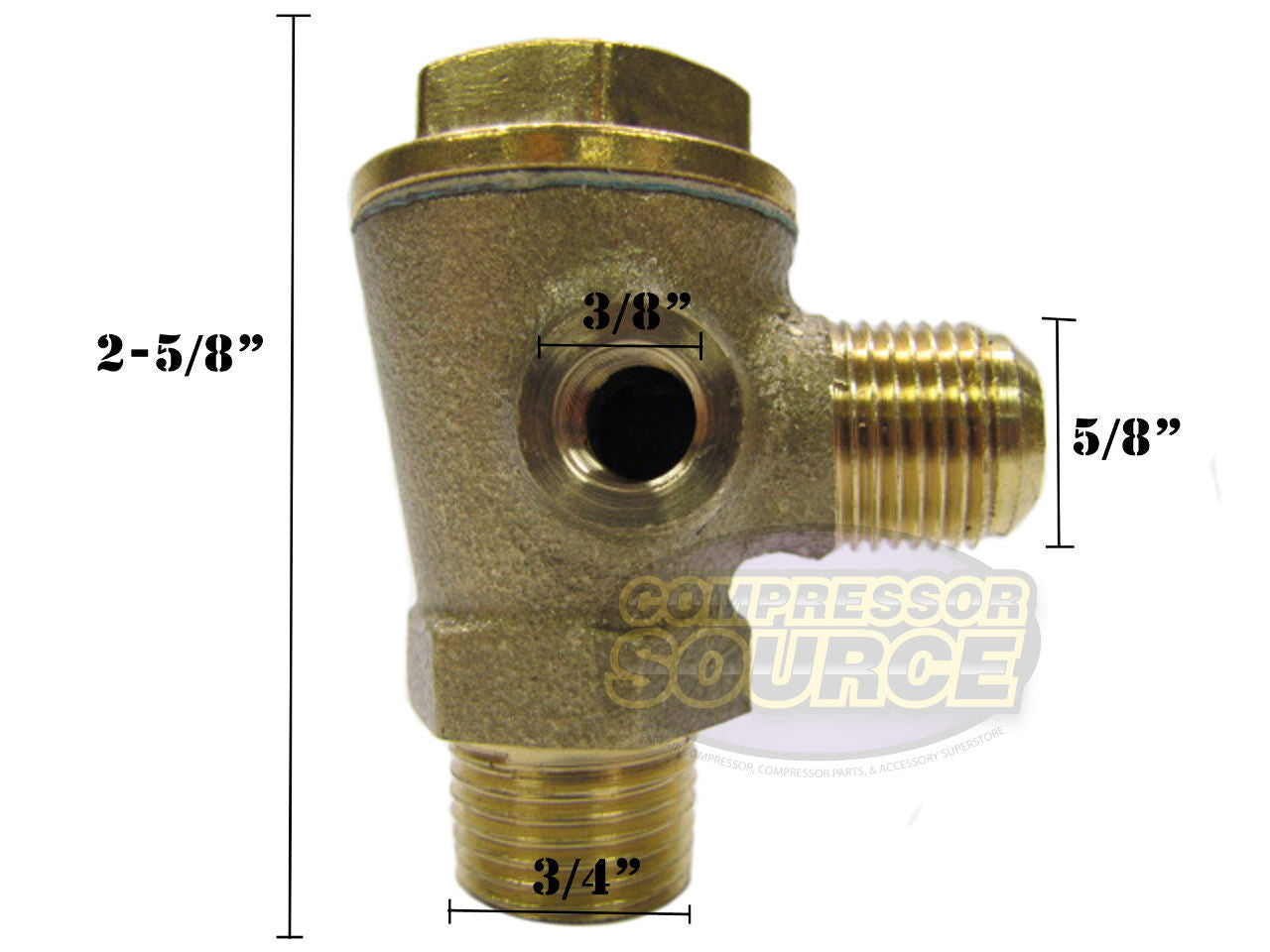 Puma 1/2 Male NPT Air Compressor Check Valve OEM Replacement  2414025T